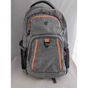 Champion Backpack Lunch Compartment‎ Heather Gray Book Bag Travel School